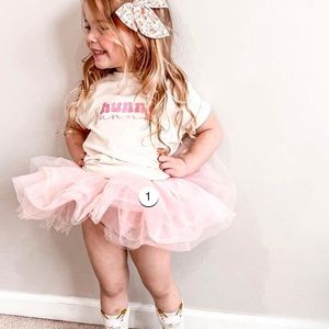 Shirley pink iloveplum tutu I love plum pink tutu 4t